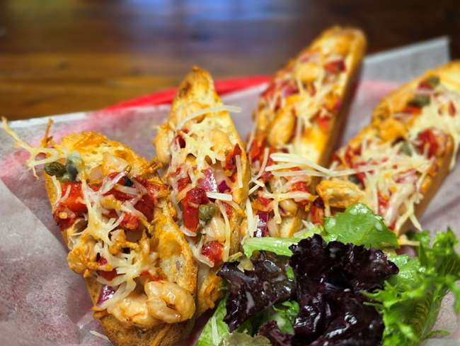 WHITE BEAN BRUSCHETTA